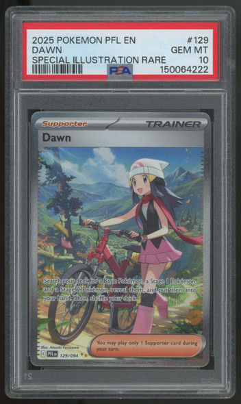 2025 Pokemon Dawn Phantasmal Flames SIR #129 PSA 10