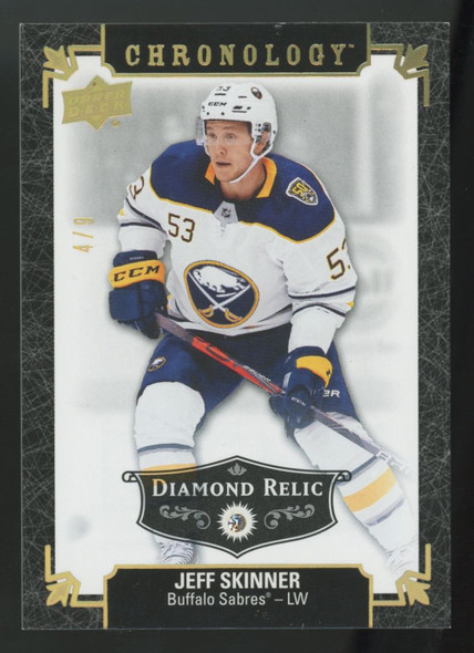 2019-20 Upper Deck Chronology Jeff Skinner Diamond Relic /9 #131