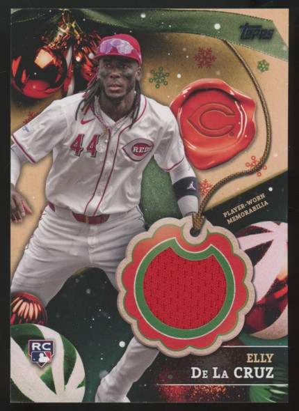 2024 Topps Holiday Mega Elly De La Cruz RC Patch #RC-ED