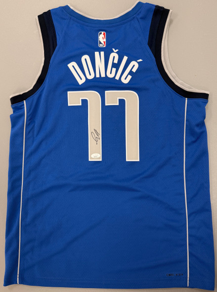 Luka Doncic Signed Autographed Nike Mavericks Jersey Sz 48 JSA *915