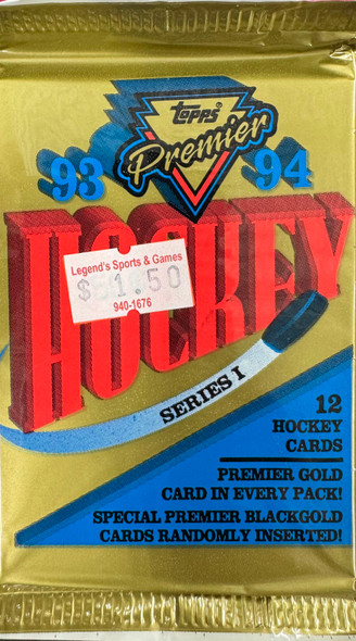 1993/94 Topps Premier Hockey Pack