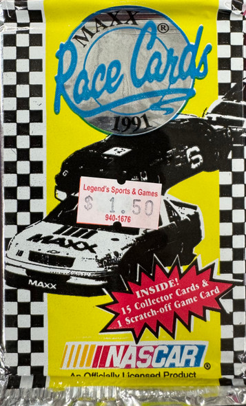 1991 Maxx Nascar Racing Pack