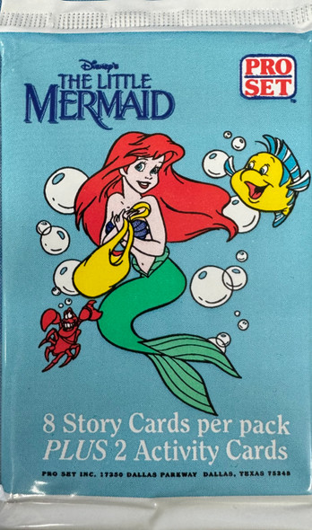 1991 Pro Set Disney's The Little Mermaid Pack