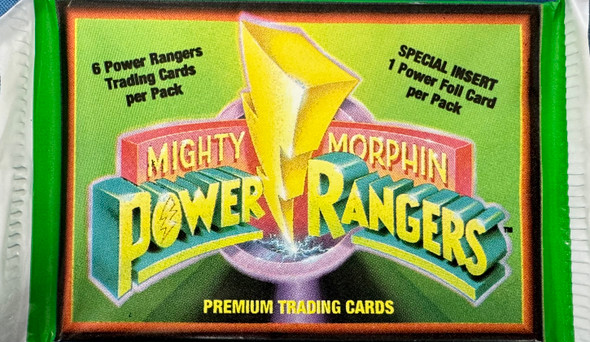 1994 Collect-A-Card Mighty Morphin Power Rangers Pack