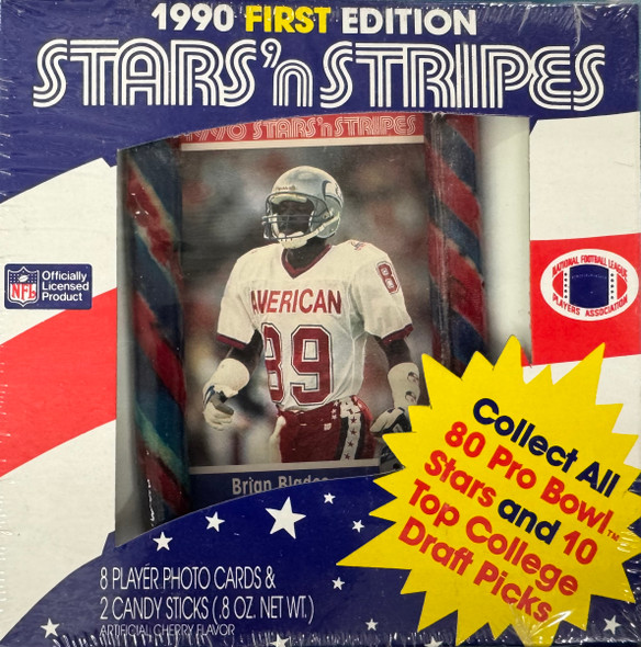 1990 Asher Candy First Edition Stars 'n Stripes Football Pack