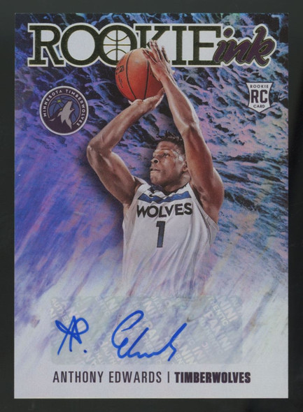 2020-21 Panini Hoops Anthony Edwards RC Rookie Ink Auto #RI-AED