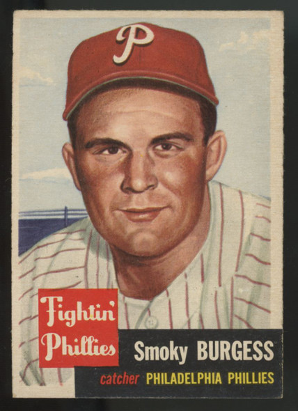1953 Topps Smoky Burgess #10 VG/EX