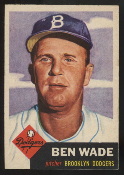 1953 Topps Ben Wade #4 EX