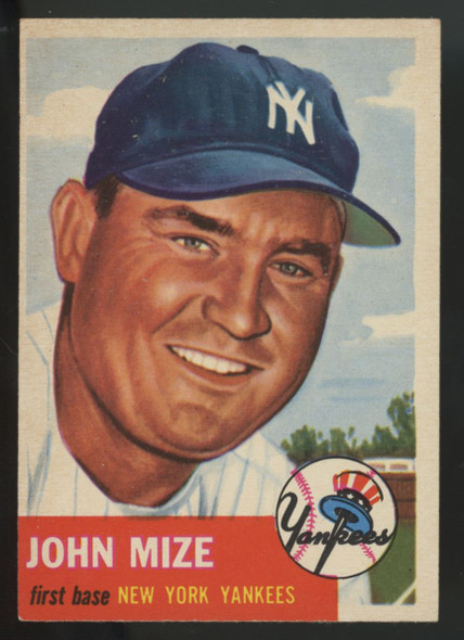 1953 Topps John Mize #77 EX
