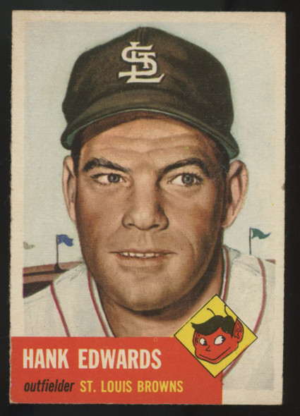1953 Topps Hank Edwards #90 EX