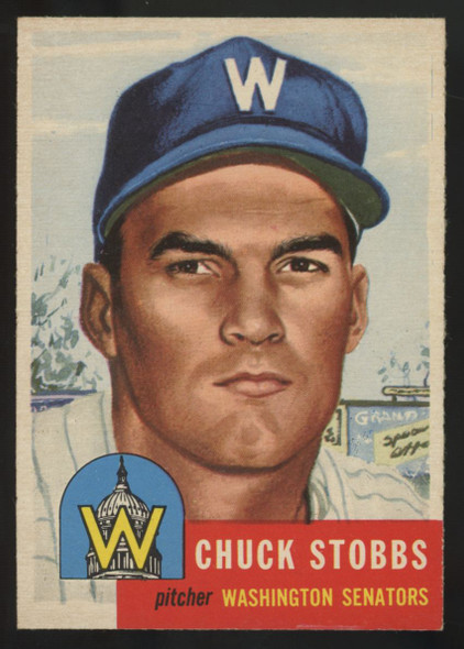 1953 Topps Chuck Stobbs #89 EX/MT