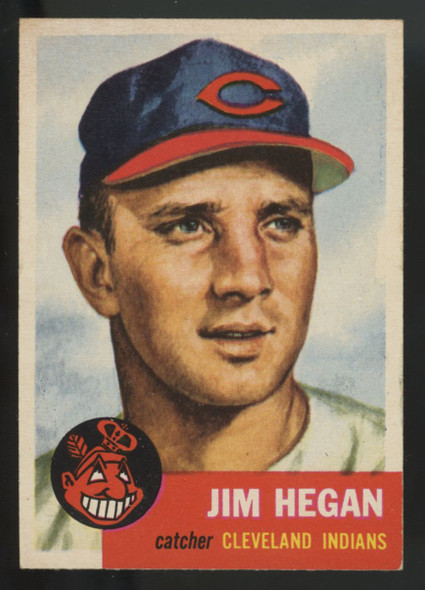 1953 Topps Jim Hegan #80 EX/MT