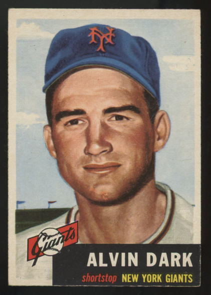 1953 Topps Alvin Dark #109 VG/EX-EX