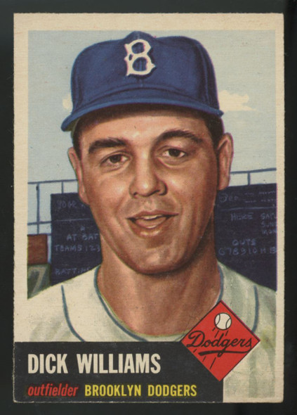 1953 Topps Dick Williams #125 EX