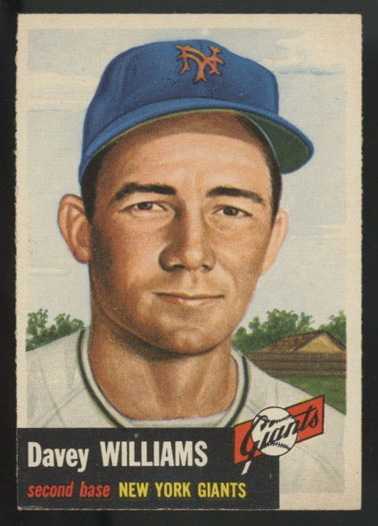 1953 Topps Davey Williams #120 NM