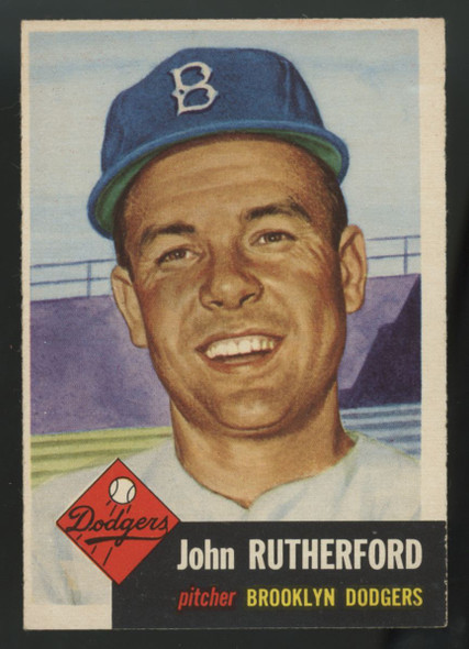 1953 Topps John Rutherford #137 EX
