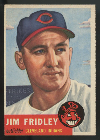 1953 Topps Jim Fridley #187 EX/MT