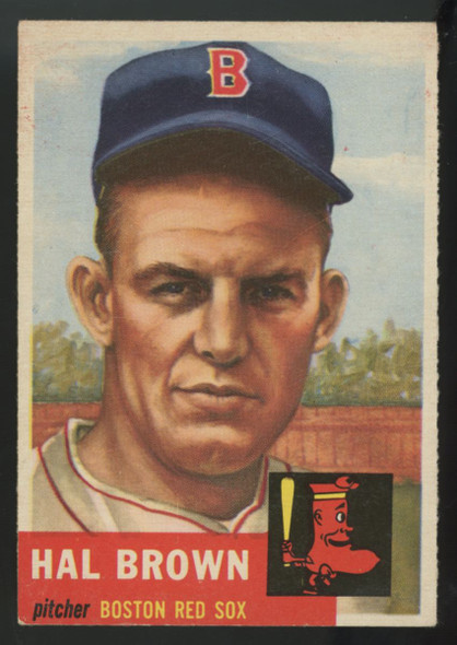 1953 Topps Hal Brown #184 EX