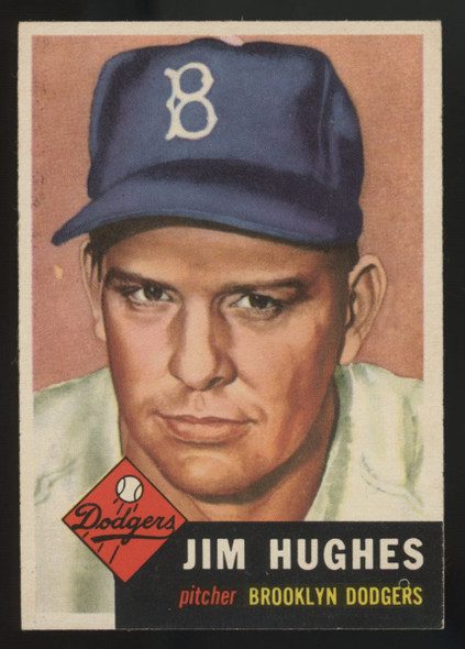1953 Topps Jim Hughes #216 VG