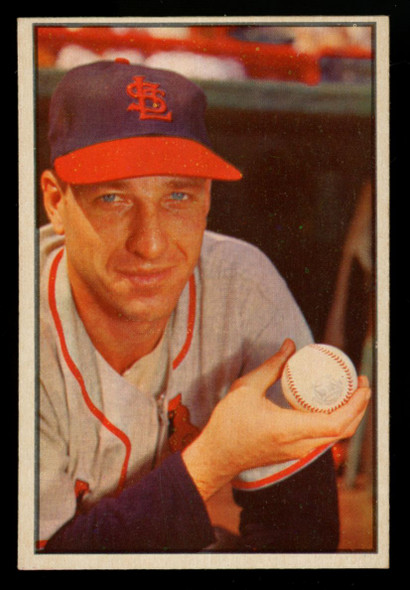 1953 Bowman Color Gerry Staley #17 VG/EX