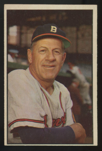 1953 Bowman Color Charlie Grimm #69 VG/EX