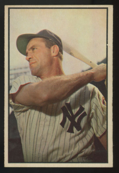 1953 Bowman Color Hank Bauer #84 EX