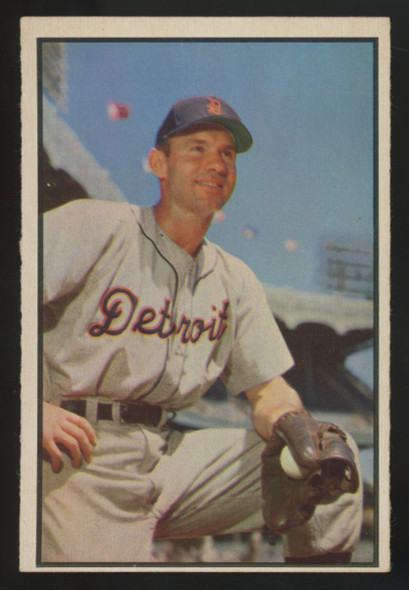 1953 Bowman Color Steve Souchock #91 EX