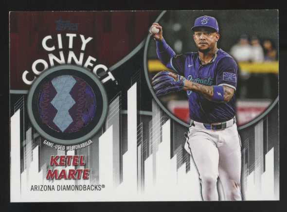 2026 Topps Series One Ketel Marte City Connect Platinum Patch 1/1 #CC-KM
