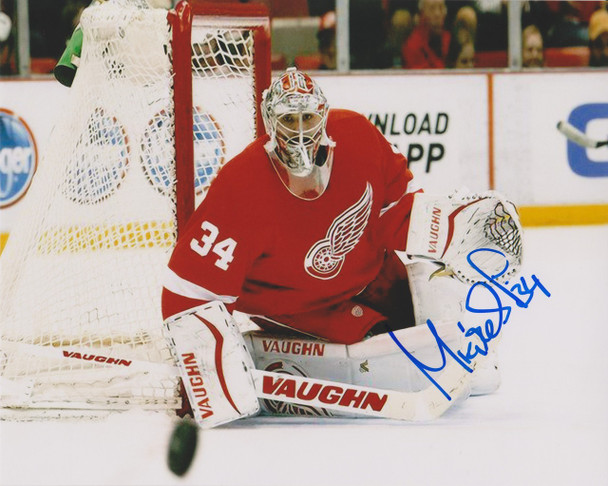 Petr Mrazek Detroit Red Wings NHL 8x10" Red Jersey Autographed Photo