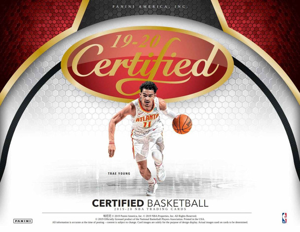 2019/20 Panini Certified Basketball Hobby Box