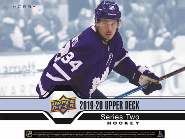 2019/20 Upper Deck Series 2 Hockey Hobby Box