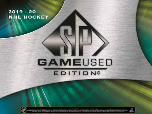2019/20 Upper Deck SP Game Used Hockey Hobby Box