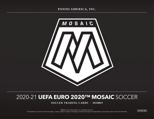 2020/21 Panini Mosaic UEFA Euro 2020 Soccer Hobby Box