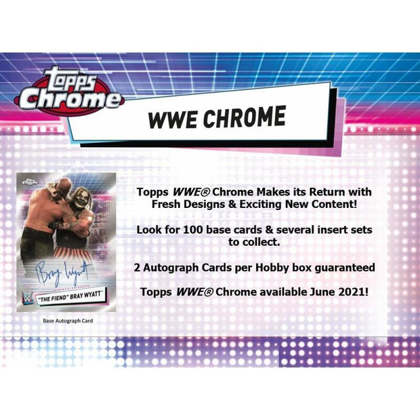 2021 Topps Chrome WWE Hobby Box