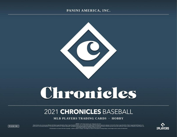 2021 Panini Chronicles Baseball Hobby Box