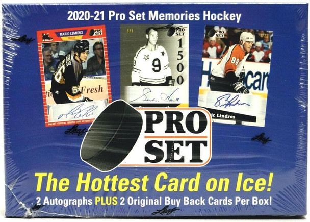 2021 Leaf Pro Set Memories Hockey Hobby Box