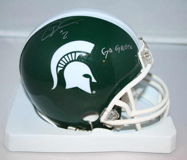 William Gholston Michigan State Spartans NCAA Autographed Mini Helmet