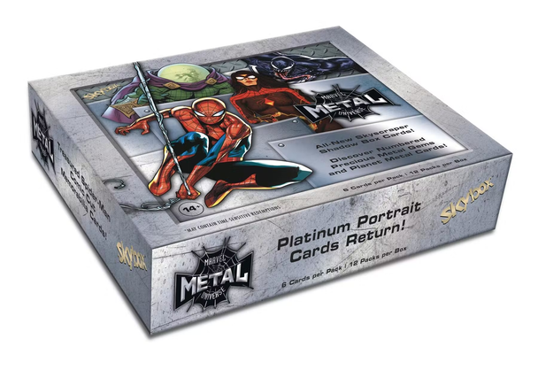2021 Upper Deck Marvel Metal Spiderman Hobby Case