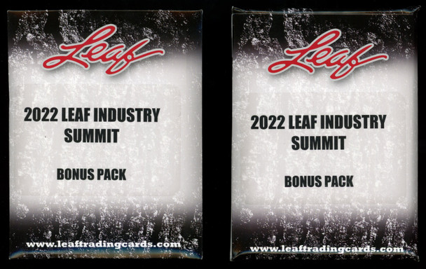 2022 Leaf Industry Summit Bonus Packs Lot Of 2