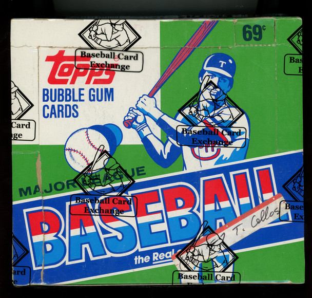 1987 Topps Baseball Cello Pack Box BBCE Wrapped And Sealed