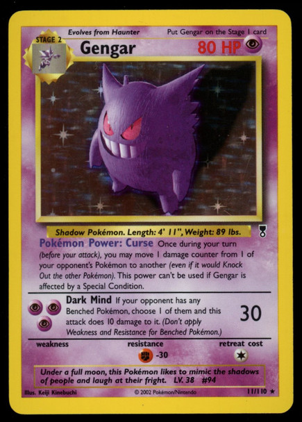 Pokemon Gengar Legendary Collection Holo #11/110