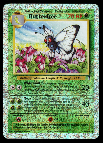 Pokemon Butterfree Legendary Collection Firework Holo #21/110