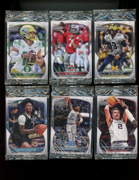 2023 Topps Industry Conference Bowman University Lot of 6 Sealed Packs