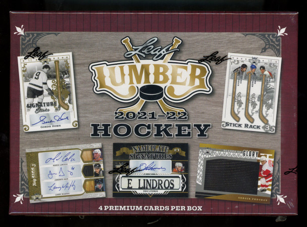 2021/22 Leaf Lumber Hockey Hobby Box