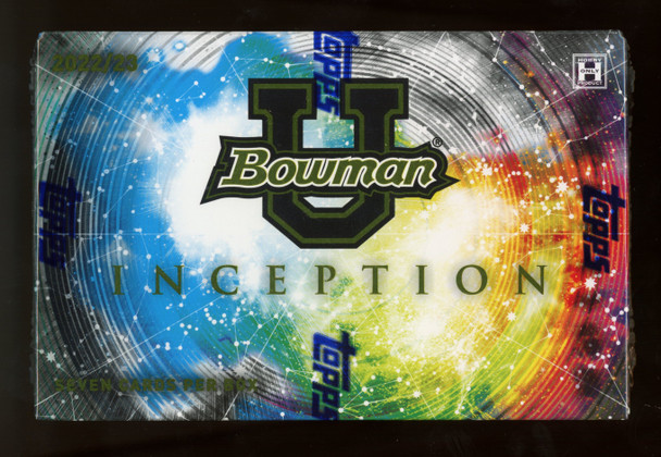 2022/23 Bowman University Inception Multi-Sport Hobby Box 2022/23 Bowman University Inception Multi-Sport Hobby Box