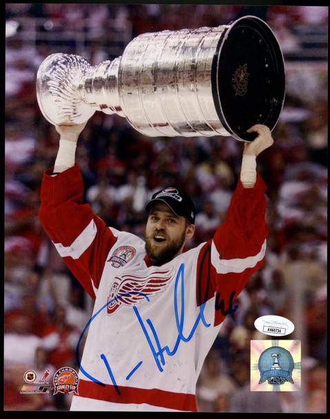 Tomas Holmstrom Signed Autographed 8x10 Photo JSA AK60734