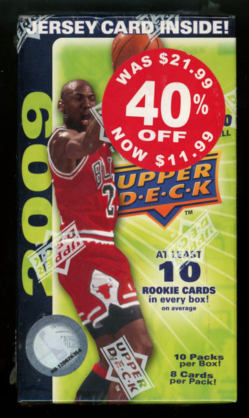 2009/10 Upper Deck Basketball Blaster Box Factory Sealed 10 Packs