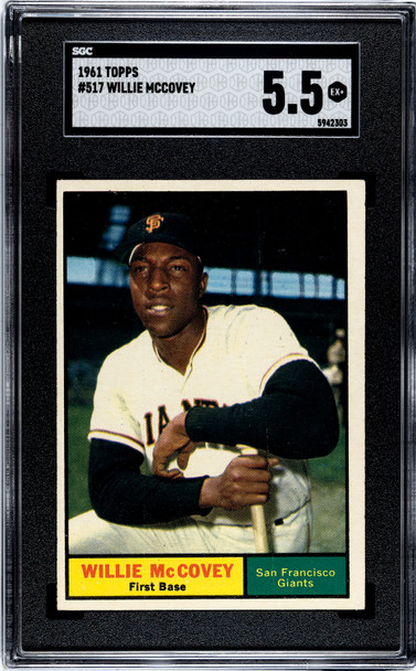 1961 Topps Willie McCovey #517 SGC 5.5
