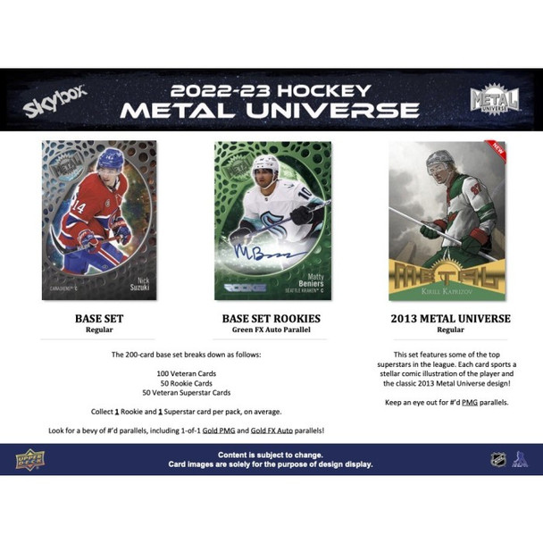 2022/23 Upper Deck Skybox Metal Universe Hockey Hobby Case (16)