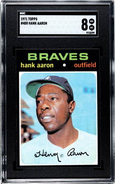 1971 Topps Hank Aaron #400 SGC 8